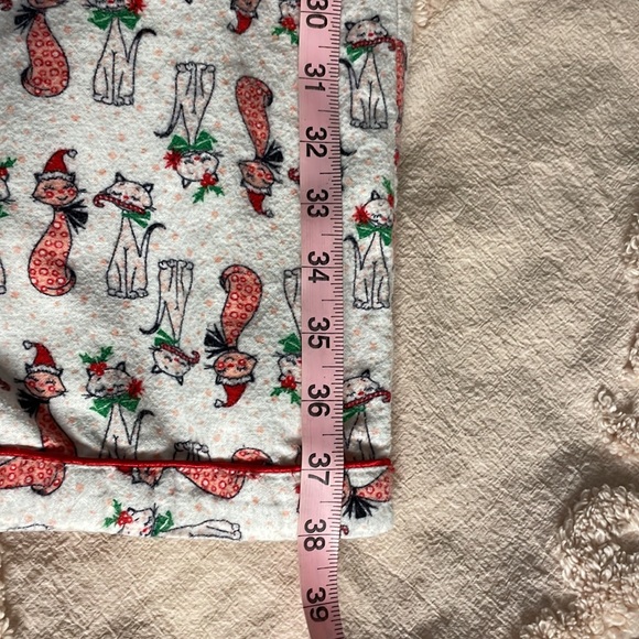 Cute Flannel Cat Pajamas - Picture 14 of 15
